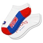 NBA Detroit Pistons Mens Socks, 2-Pack, Ankle Socks