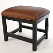 15 Maple Vanity Bench with Cushion Finish: Bordeaux Maple, Seat Type: Vinyl - Naugahyde Marmalade