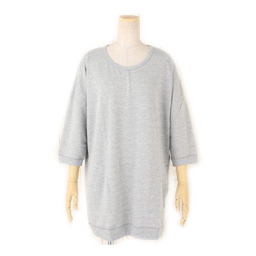 Cue[キュウ] スウェット 7分袖 ワンピース 春ワンピース