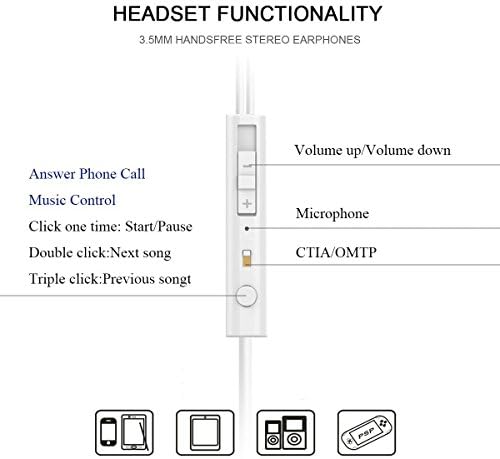 SANKER In-Ear 3.5mm Plug Metal Control Sound Earbuds with Mic (Gold)