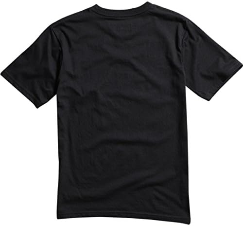 Fox Racing Youth Boys Unjust Short-Sleeve Shirt, Black, Large