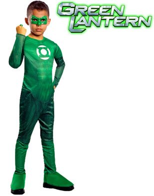  Green Lantern Child's Hal Jordan Costume - One Color - Small