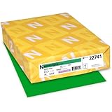Neenah Astrobrights Premium Color Card Stock, 65 lb, 8.5 x 11 Inches, 250 Sheets, Gamma Green