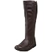 FitFlop Women's FF Superboot Tall Toning Boot,Chocolate,10 M US