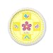 Olive Kids Flowerland Clock Personalized