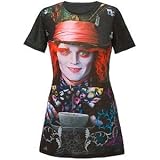 Disney Mad Hatter Alice in Wonderland Tee for Women
