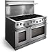 Electrolux Icon 48 in Professional Style Dual Fuel Double Oven Range - E48DF76EPS/E48DF76EPS