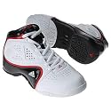 adidas Men's Lift Off II Basketball Shoe,White/White/Black,11 M