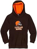 NFL Boys' Cleveland Browns Sportsman Fleece Hoodie - R18C4P31 (Brown Suede, X-Large)