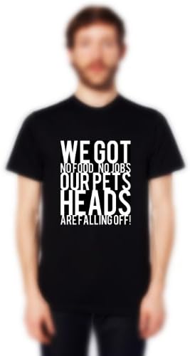 Anvil Our Pets Heads Are Falling Off Movie T-shirt 2XL Black