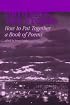 Ordering the Storm: How to Put Together a Book of Poems (Imagination, No. 11) (Imagination)