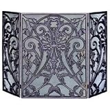 Outdoor Living : 3 Panel Bronze Cast Aluminum Screen w/ Removable Mesh
