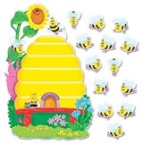 TREND T8077 - Busy Bees Job Chart Plus Bulletin Board Set 18 1/4 x 17 1/2-TEPT8077