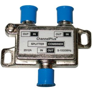 Channel Plus 2512 Dc/Ir Passing Splitter/Combiner (2 Way) (Satellite Accessories )