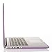 Mosiso Plastic Hard Case Cover Only for MacBook Pro 13 Inch with Retina Display No CD-Rom (A1502/A1425, Version 2015/2014/2013/end 2012), Light Purple