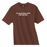 our government needs CTRL-ALT-DEL  100% Cotton Unisex Tee with wickedly funny Politically Erroneous... at Politically Erroneous by tootoographic