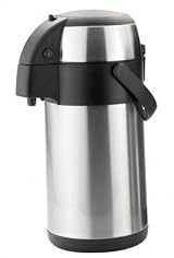 Stainless Steel 3ltr Thermal Airport Hot Drinks Dispenser / Hot Water Flask/ Tea Flask /Coffee Flask