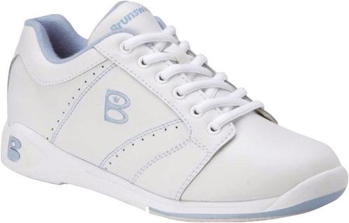 Brunswick Bowling Shoes-Brunswick Womens Cleo White/Lt. Blue Bowling Shoes-Womens Brunswick Bowling Shoes-Womens Bowling Shoes