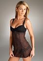 Blush Catwalk Babydoll Set with Matching Thong Sleepwear