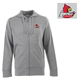 Louisville Signature Full Zip Hooded Sweatshirt (Grey)