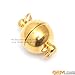 Gold Plated Magnet Clasp For Necklace Bracelet Craft Charms Connector Jewelry Making Finding