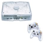 Console Xbox Crystal + 2 Manettes