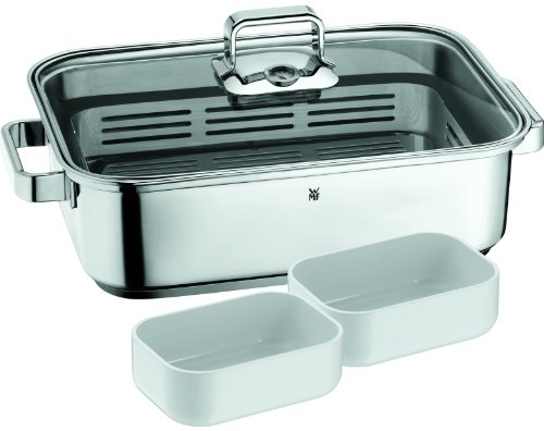 WMF Aroma Dampfgarer mit 2 Porzellanschalen Vitalis 
