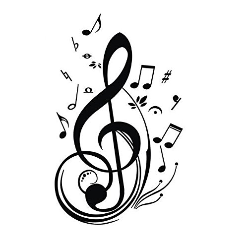 Soledi® New Fashion Vinyl Music Note Wall Decal Wall Sticker Home Arts Wall Decor Decoration Hot