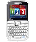 Motorola - MOTOKEY EX117 3-Chip White/Pink Unlocked GSM Phone with QWERTY Keypad,