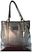 Women's Calvin Klein Purse Handbag Leather Tote Pewter Style No. H1RBA019