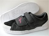 Evisu - $145 Evisu SHOOS Mens Velkuza Black Leather Shoes US 13