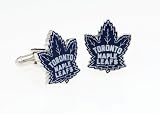 Vintage Old School Sports Team Toronto Maple Leafs Logo NHL Hockey Cufflinks Cuff Links