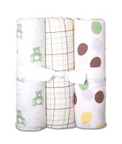Luna Lullaby Soothing Swaddle Blanket  - Bearly Awake 3 pack