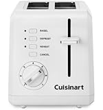 Conair Cuisinart CPT-122 2-Slice Compact Plastic Toaster (White)