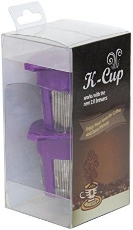 2 Pack Reusable Carafe K-Cups. Reusable coffee Filter for the Keurig 2.0, K200, K300, K400, K500 Series of Machines