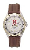 Nebraska Cornhuskers All Star Leather Watch