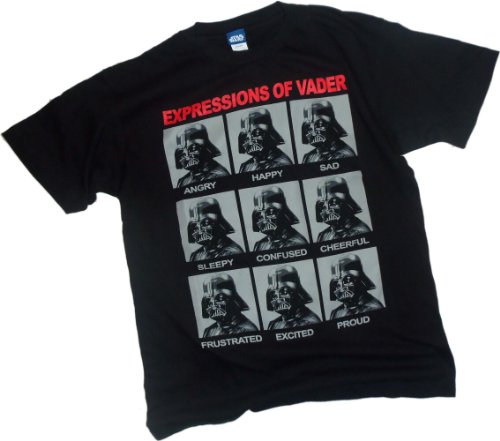  Expressions of Vader -- Darth Vader -- Star Wars T-Shirt