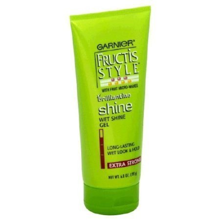 Garnier Fructis Style Brilliantine Shine Wet Shine Gel, Extra Strong, 6.8 OZ. (192 g)