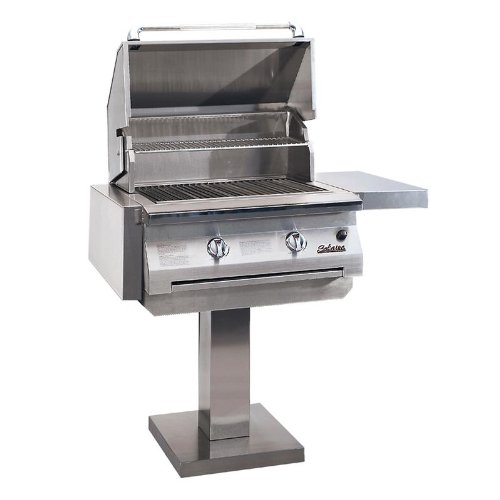 Solaire Gas Grills 30 Inch All Infrared Natural Gas Grill With Rotisserie On Bolt Down Post