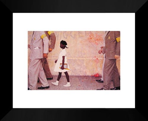 The problem we all live with 20x24 Framed Art Print by Rockwell, Norman