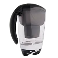 Mavea 1001492 Elemaris Water Filtration Pitcher, Black
