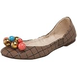 ALL BLACK Womens Graphic Ballet Flat