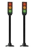 H0 2 TRAFFIC SIGNAL WITH ELECTRNOICS