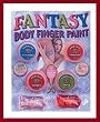 Fantasy Body Finger Paints 4 Colors