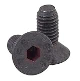 Alloy Steel Flat Hd Socket Cap Screw M6 Black, 1.0mm Pitch, DIN7991