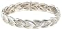 Sterling Silver Diamond Bracelet (1/10 cttw)