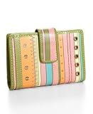 Fossil Womens Small Leather - Color of Money Multifunction (Color: Stripe)