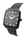 Invicta Women's Slim Collection Square Black Leather Watch #5152