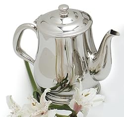 Carlisle Food Service - Encore Tea Pot 20 oz - Stainless Steel