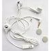EMARTBUY GENUINE BLACKBERRY WHITE STEREO HANDSFREE HEADSET HDW-14322-002 SUITABLE FOR BLACKBERRY 8520 CURVE
